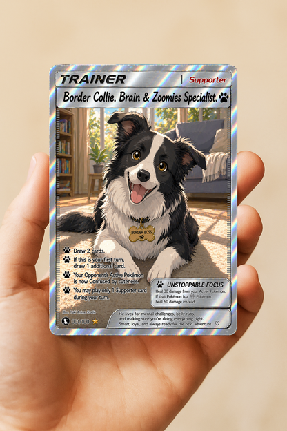 Trasforma il tuo animale domestico Trainer Card