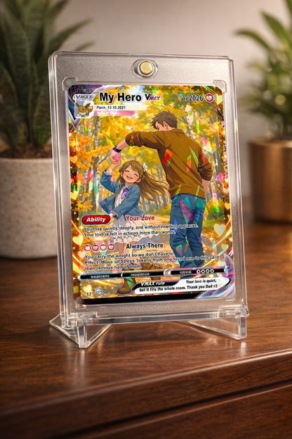 Carta Pokemon Personalizzata – Il Regalo Perfetto per la Festa del Papà - EDIZIONE LIMITATA